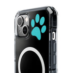 Clear Magnetic Phone Case — "Dicks and Chicks Hen House" Poultry & Pet Paw Design