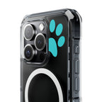 Clear Magnetic Phone Case — "Dicks and Chicks Hen House" Poultry & Pet Paw Design