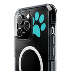 Clear Magnetic Phone Case — "Dicks and Chicks Hen House" Poultry & Pet Paw Design