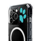 Clear Magnetic Phone Case — "Dicks and Chicks Hen House" Poultry & Pet Paw Design