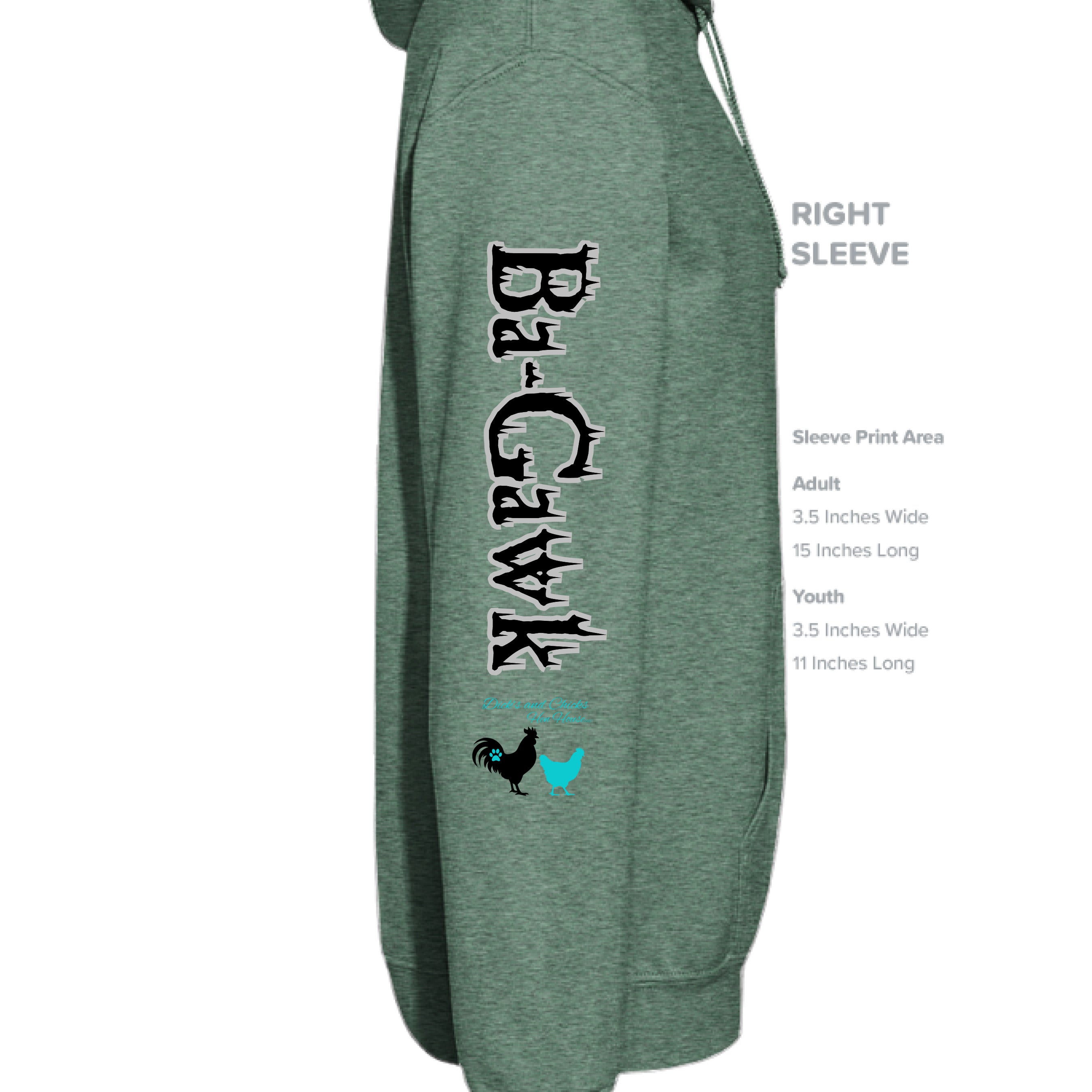 Heather Sport Dark Green - SLEEVE_RIGHT