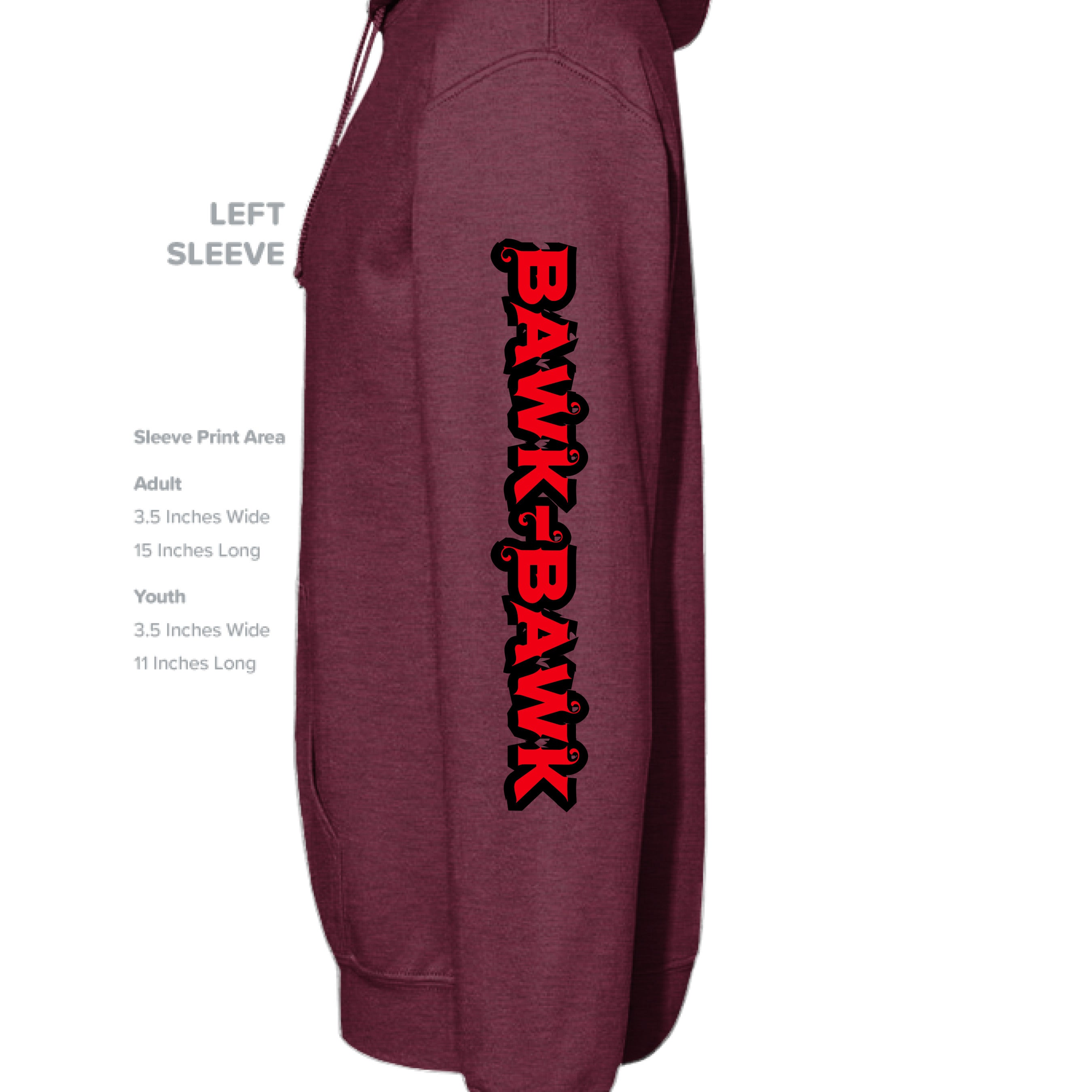 Heather Sport Dark Maroon - SLEEVE_LEFT
