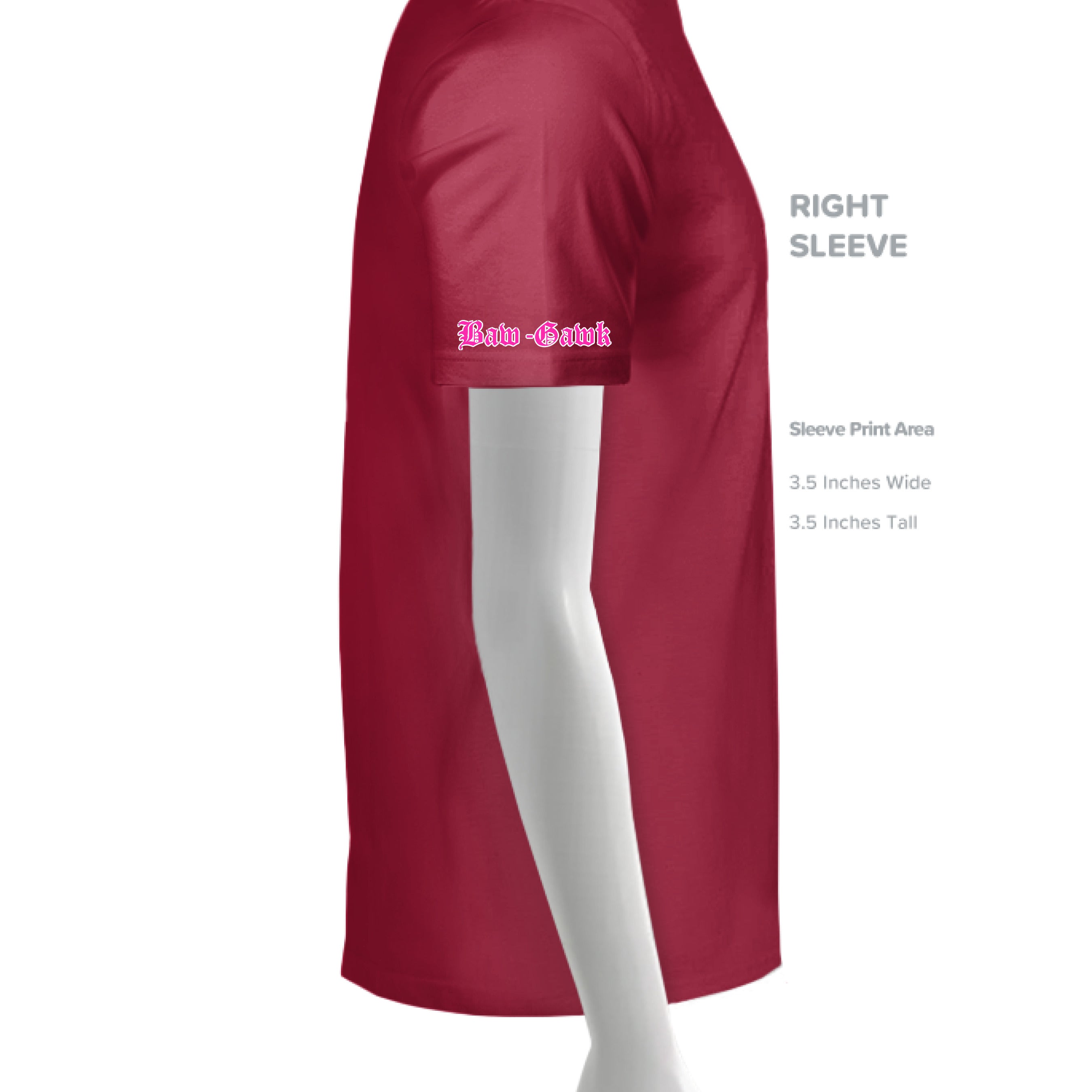 CHERRY RED - SLEEVE_RIGHT