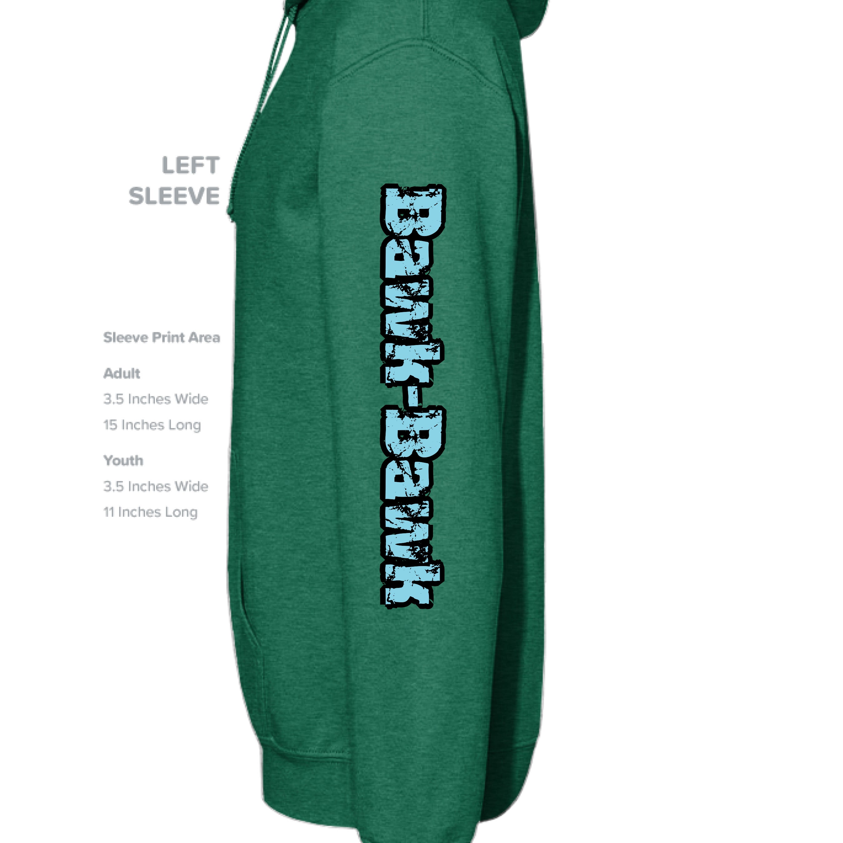 Kelly Green Heather - SLEEVE_LEFT