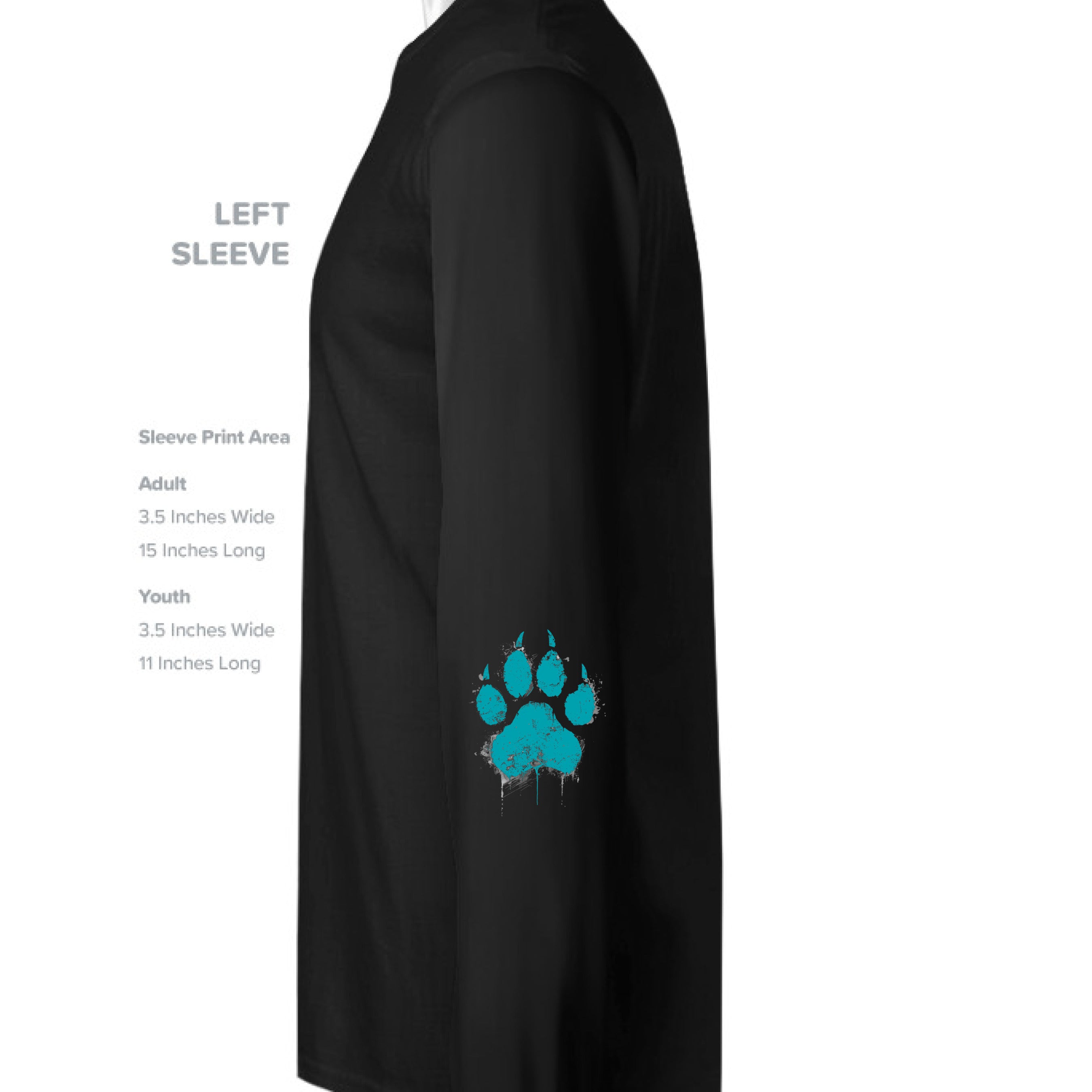 BLACK/ WHITE _001 - SLEEVE_LEFT