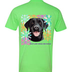 Neon Heather Green - BACK