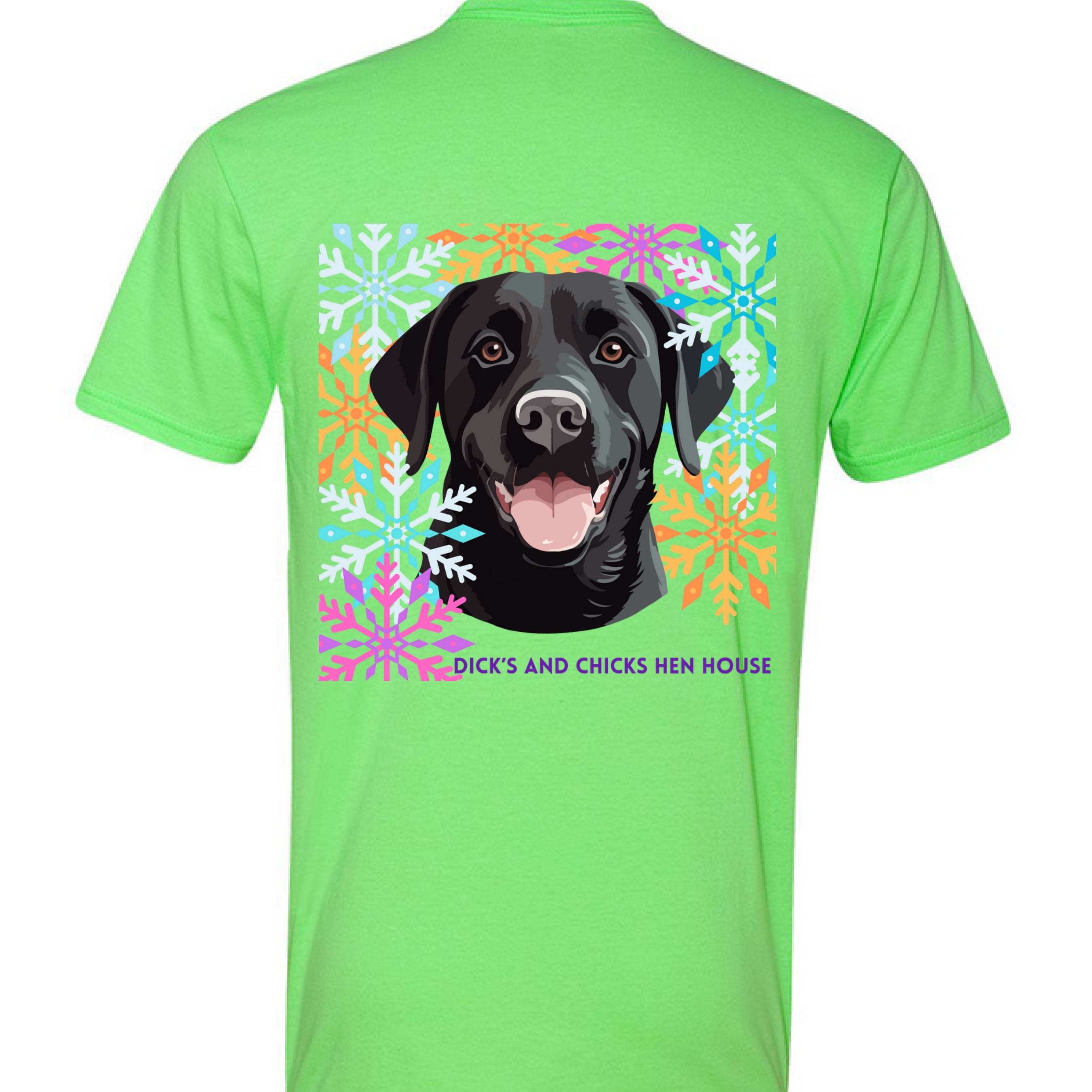 Neon Heather Green - BACK